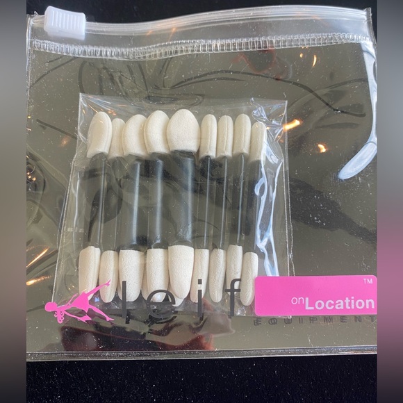 NWOT Leif 12 Double End Eye Shadow Applicators - Picture 2 of 3